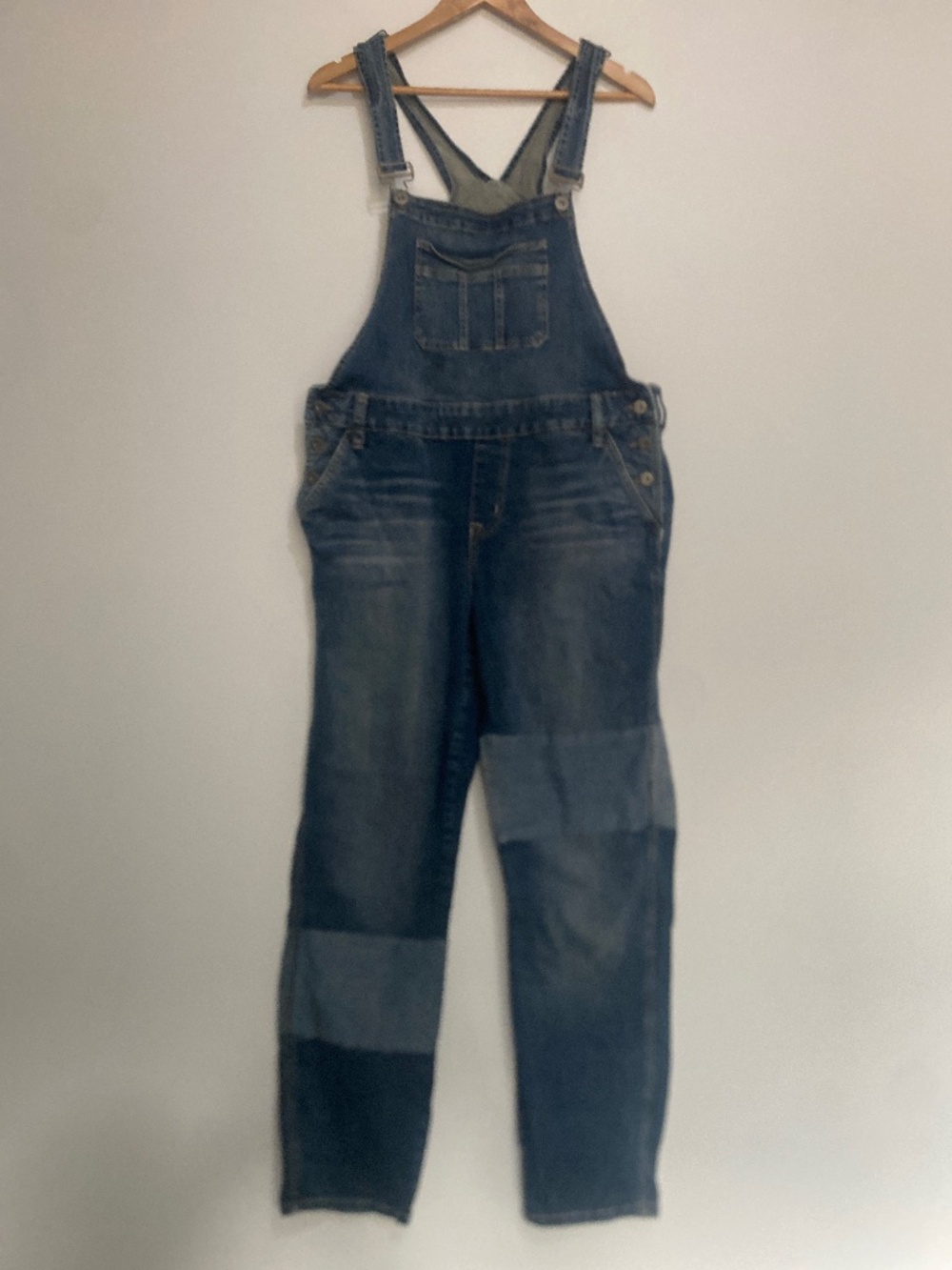 Torrid 18 Patch Denim Overall